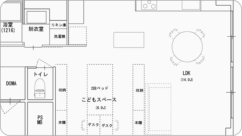ご夫婦 + お子様2人